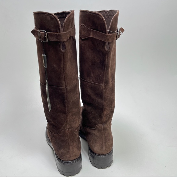 BOEMOS Womans Boots Hand Crafted Brown Leather Suede Tall Boots 120932940 - Picture 9 of 13